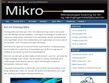 Tablet Screenshot of mikro-norge.com